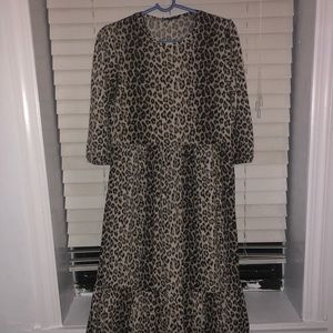 Cheetah print Zara dress
